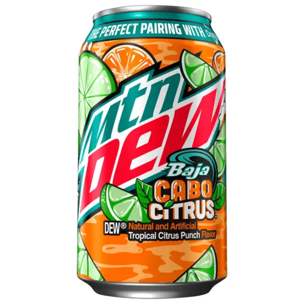 Mountain Dew USA Baja Cabo Citrus (12 x 0,355 Liter Dosen)