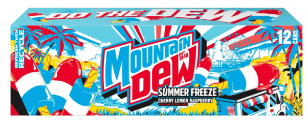 Mountain Dew USA Summer Freeze (12 x 0,355 Liter Blik)