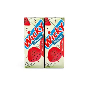 Wicky Strawberry (30 x 0,2 Liter packs NL)