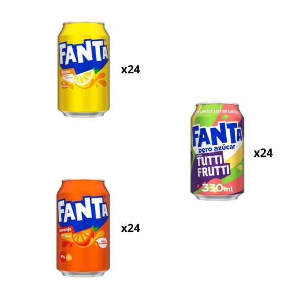 Fanta Spanje Pack (72 x 0,33 Liter blik)