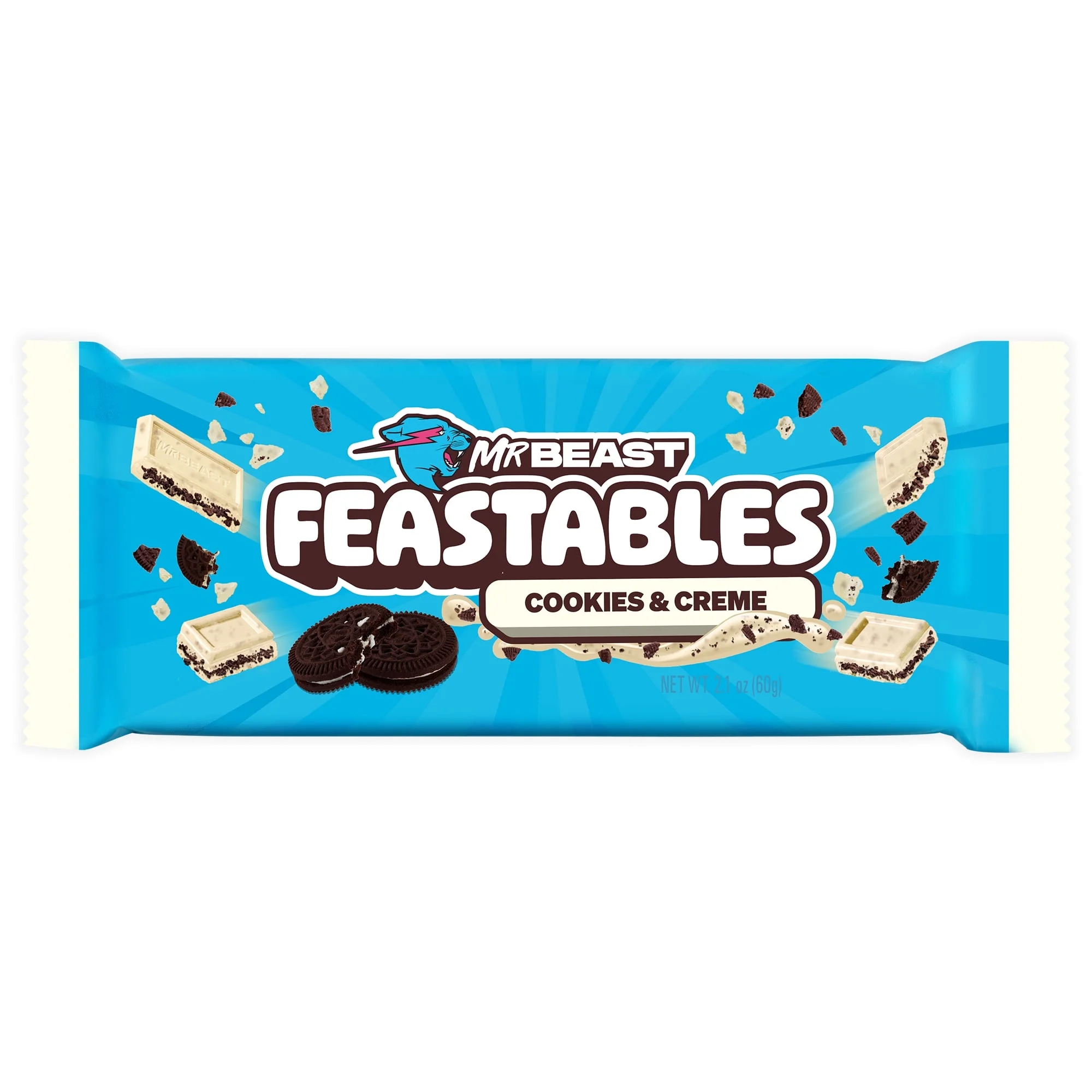 Mr. Beast Feastables Cookies & Cream (10 x 60g)