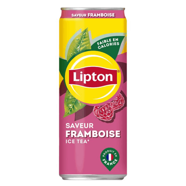 Lipton Ice Tea Framboise (24 x 0,33 Liter Dosen FR) Himbeere