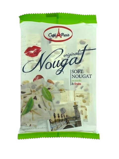 Café Paris Soft Nougat Peanuts & Fruits (12 x 168g)