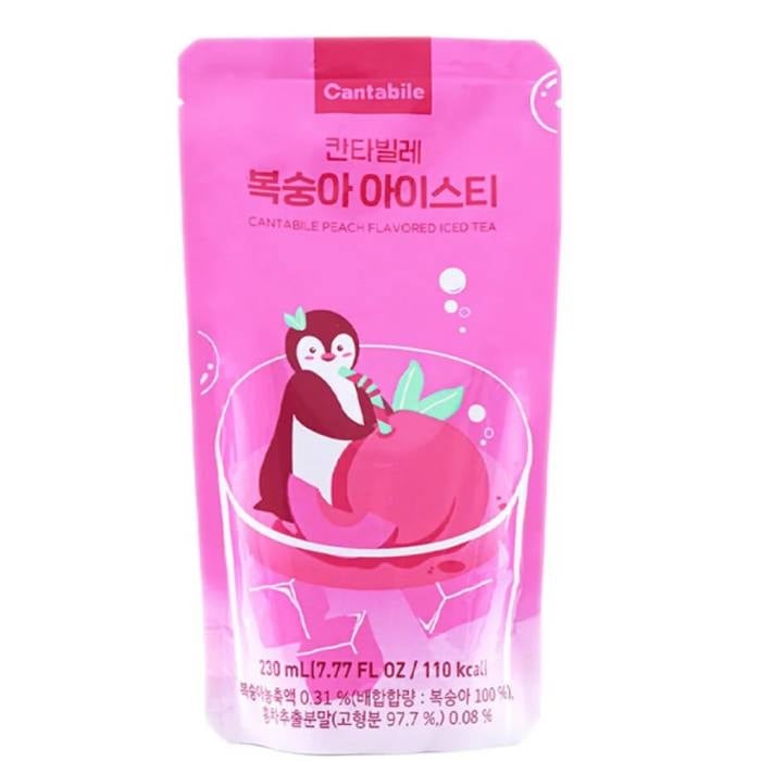 Cantabile Peach Flavored Iced Tea (10 x 0,23 Liter)