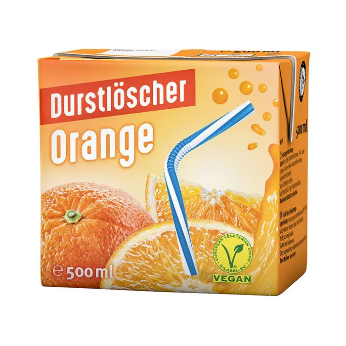 Durstlöscher Orange (12 x 0,5 Liter drinkpakjes)