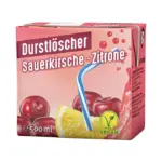 Durstlöscher Sauerkirsche-Zitrone (12 x 0,5 Liter drinkpakjes) Kers-Citroen Kopen