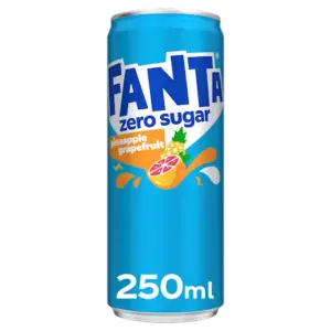 Fanta Pineapple Grapefruit Zero (12 x 0,25 Liter cans NL)