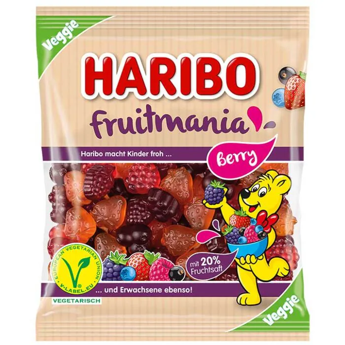 Haribo Fruitmania Berry (20 x 160g bag)
