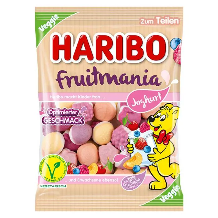 Haribo Fruitmania Joghurt (14 x 160g bag)