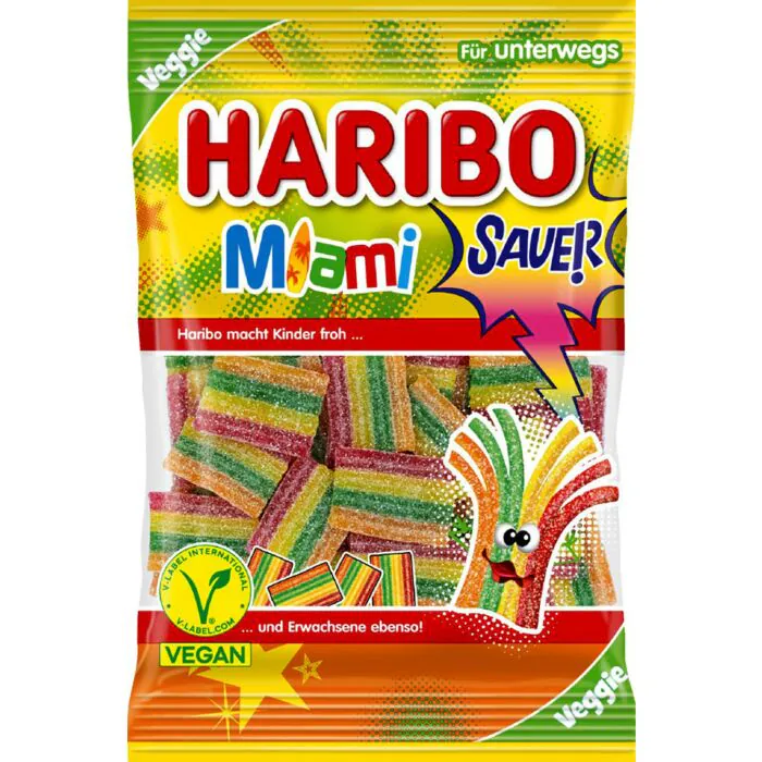 Haribo Miami Sauer (22 x 85g bag)