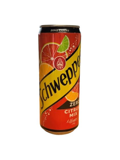 Schweppes Citrus Mix Zero (24 x 0,33 Liter blik PL)