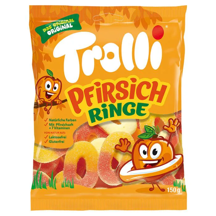 Trolli Pfirsich Ringe (21 x 150g)