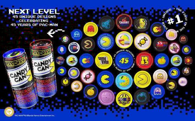 Candy Can Pac-Man Cherry Candy (12 x 0,33 Liter blik NL)