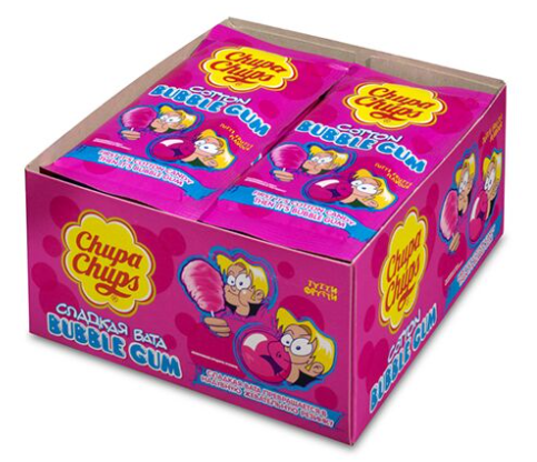 Chupa Chups Cotton Bubble Gum (12 x 11g)