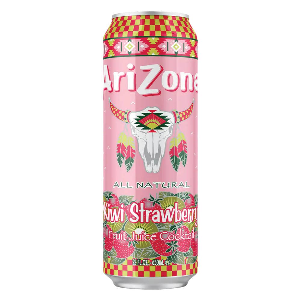 Arizona Kiwi Strawberry Juice Cocktail (12 x 0,65 Liter Dosen USA)