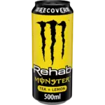 Monster Energy Rehab Tea + Lemon (12 x 0,5 Liter blik NL) Kopen