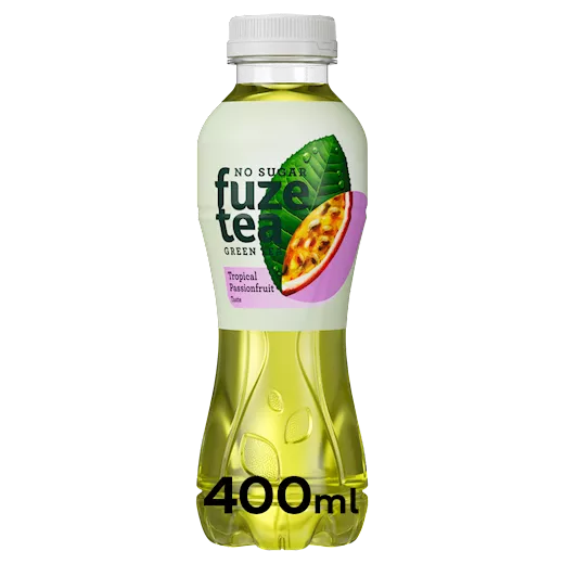 Fuze Tea Black Tea Tropical Passionfruit No Sugar (6 x 0,4 Liter PET bottles)