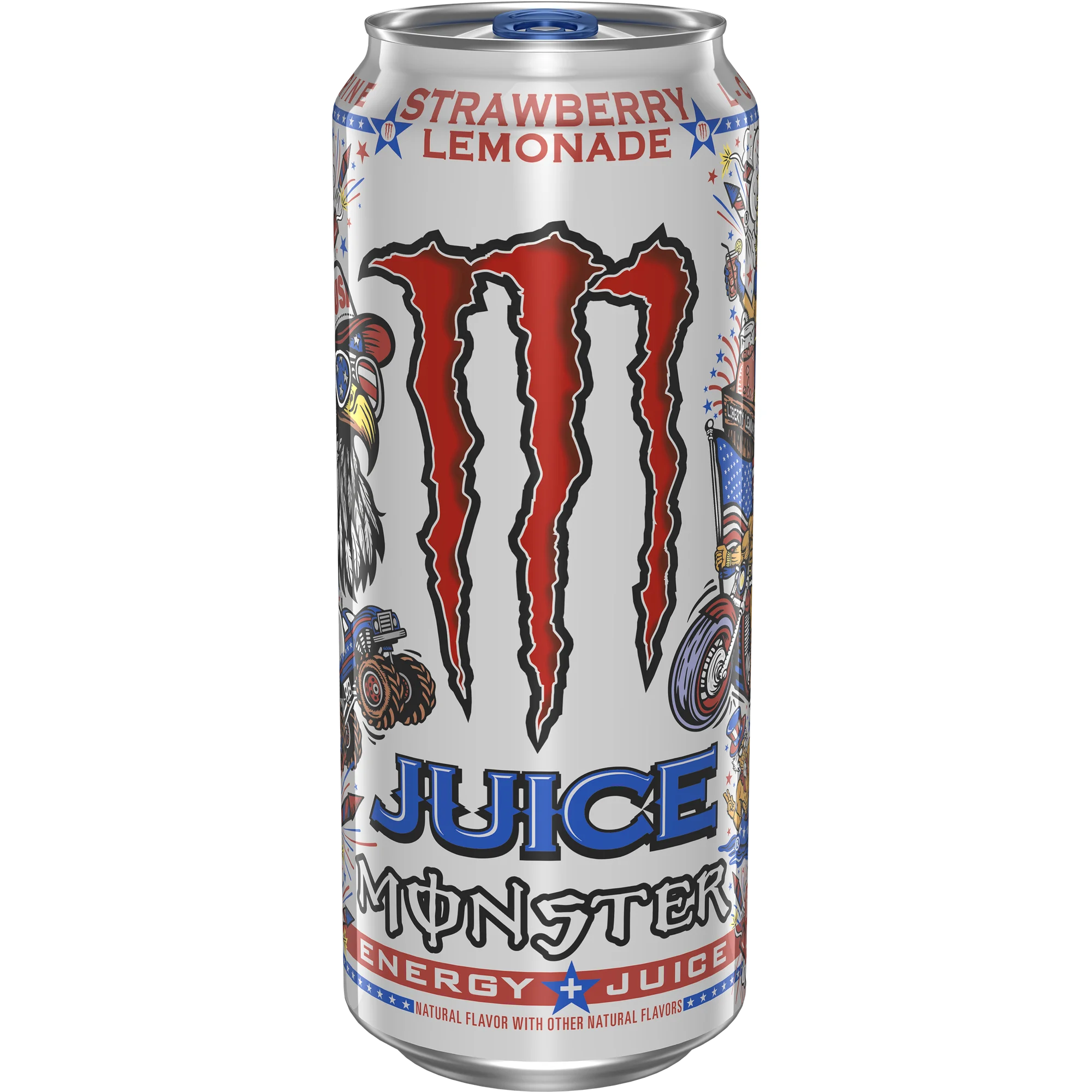 Monster Energy Juice Strawberry Lemonade (24 x 0,473 Liter cans USA)