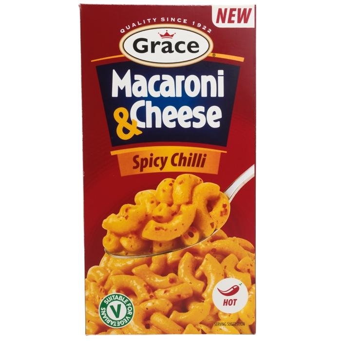 Grace Macaroni & Cheese Spicy Chilli (7 x 206g)