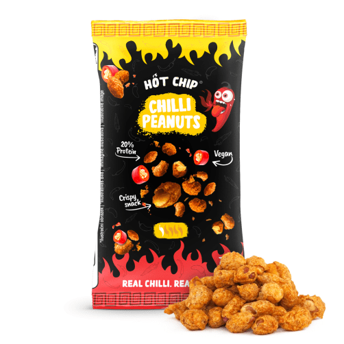 Hot Chip Chilli Peanuts (20 x 70g)