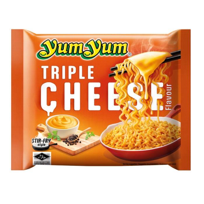 Yum Yum Triple Cheese Stir Fry Noodles (10 x 100g)