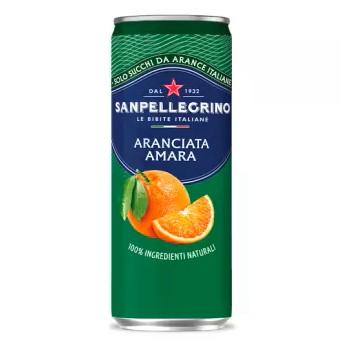 Sanpellegrino Aranciata Amara (24 x 0,33 Liter blik IT)