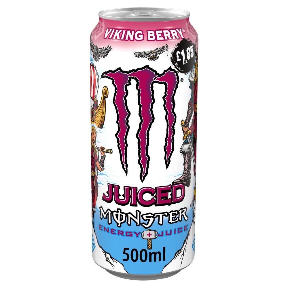 Monster Energy Juice Viking Berry (12 x 0,5 Liter blik UK)